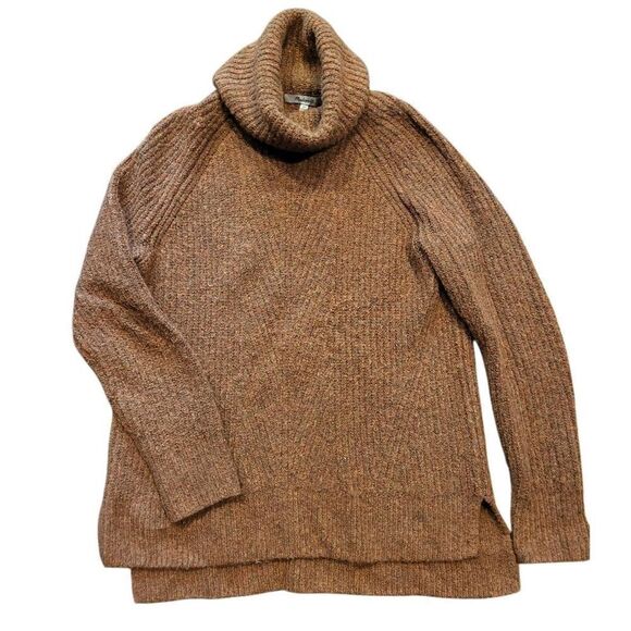 Madewell Sweater Women's XS Brown Mercer Turtleneck Coziest Yarn Soft Warm - Picture 2 of 6